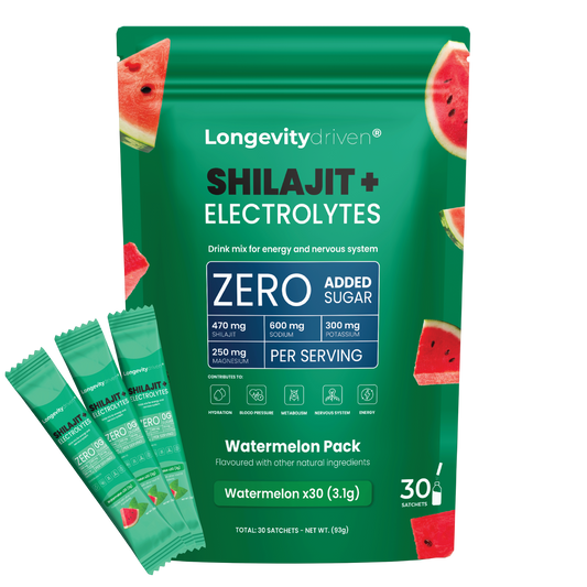 Shilajit+ Electrolytes Watermelon Pack 30 Servings
